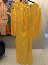 From Rio Yellow Cutout Midi Dress Size XL