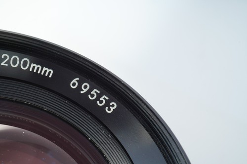 ASIS Nikon NIKKOR-P 200mm F/4 Ai MF Lens for ZENZA Bronica S2 EC From JAPAN - Picture 16 of 23