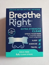 Breathe Right (181597) Nasal Strips for Nasal Congestion Relief (44-Count)