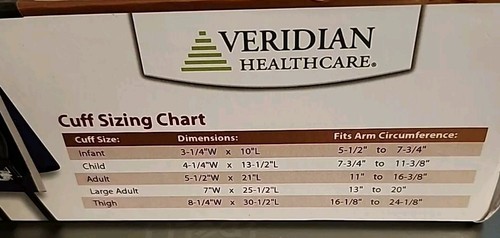 Veridian Heritage Aneroid Sphygmomanometer, Model 02-1084 Infant - Latex Free - Picture 4 of 6