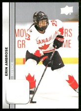 2023 Upper Deck Team Canada Juniors - Women's WC Erin Ambrose #48 (RC)