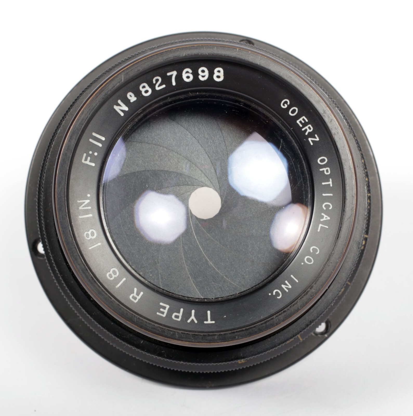 Goerz Red dot Apo Artar 18" [450mm] F11 Lens in barrel #8511