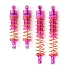 4pcs/set Aluminum Alloy Front Rear Shock Absorber for SLASH 4X4 4WD RC Car Parts