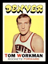 1971 Topps Basketball #163 Tom Workman EX *e2
