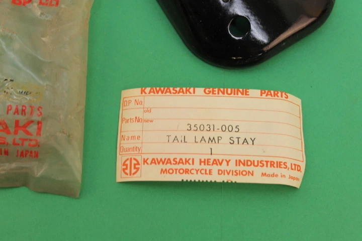 Kawasaki NOS NEW 35031-005 Tail Lamp Light Stay F5 F8 F9 F81M Big Horn 1970-75 - Image 3 of 4