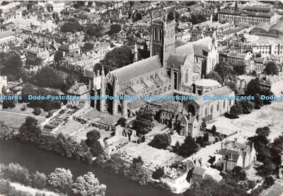 D090492 Worcester Cathedral. Luftaufnahme von Südwesten. RP