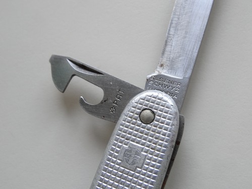 1965 Victorinox SAK VTG Silver W-K Swiss Army Military Knife Elsener Schwyz 65 - 第 5/10 張圖片