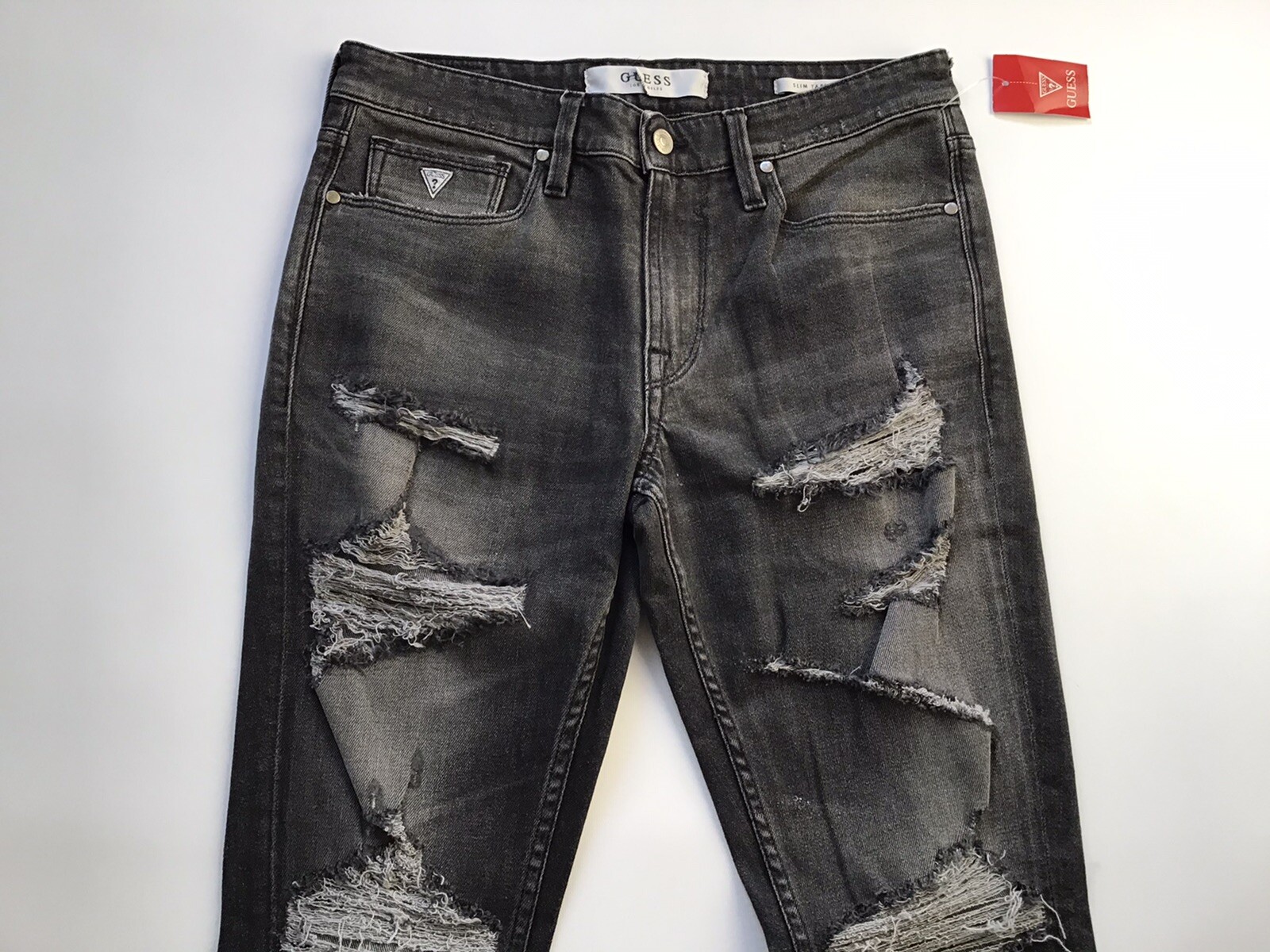 guess men's slim tapered jeans