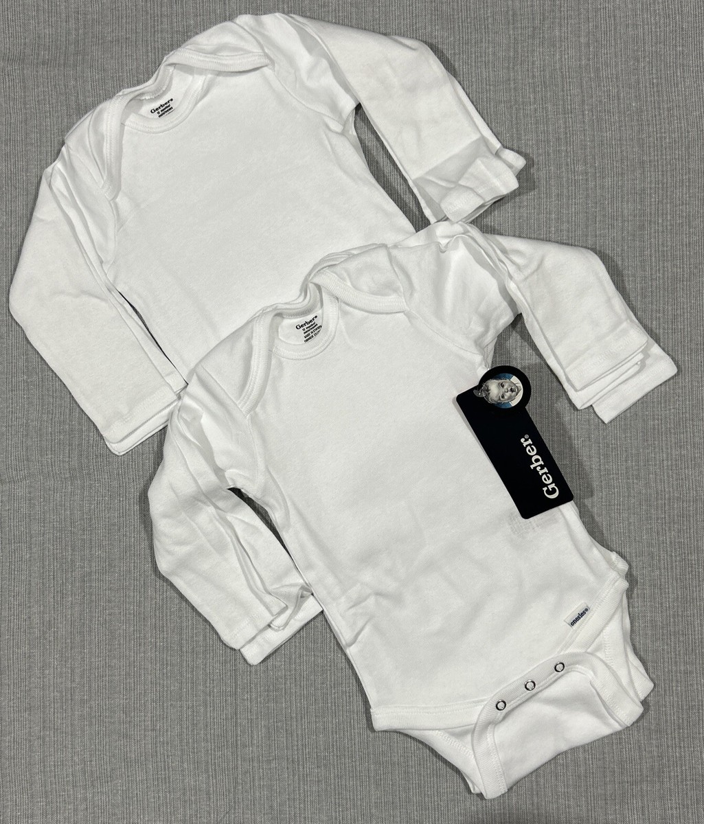 Long Sleeve Onesies Gerber Organic Onesies Pack Modern Moments By