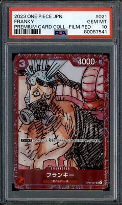 Franky - OP01-021 - PSA 10 - Film Red Collection - Promo - One