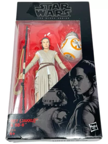 REY and BB-8 - No.02 HASBRO Black Series 1st - NEW STAR WARS INKgrafiX TOYS A345