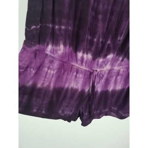 Lucky Brand Damen Gr. Kurzer Strampler L lila Batik Schwimmen Überziehen - Bild 4 von 6