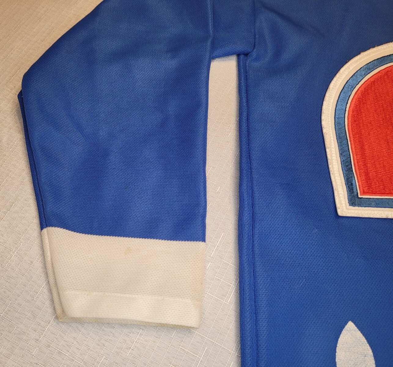 Vintage 70s 80's CCM Official NHL Quebec Nordiques Hockey Jersey Boys
