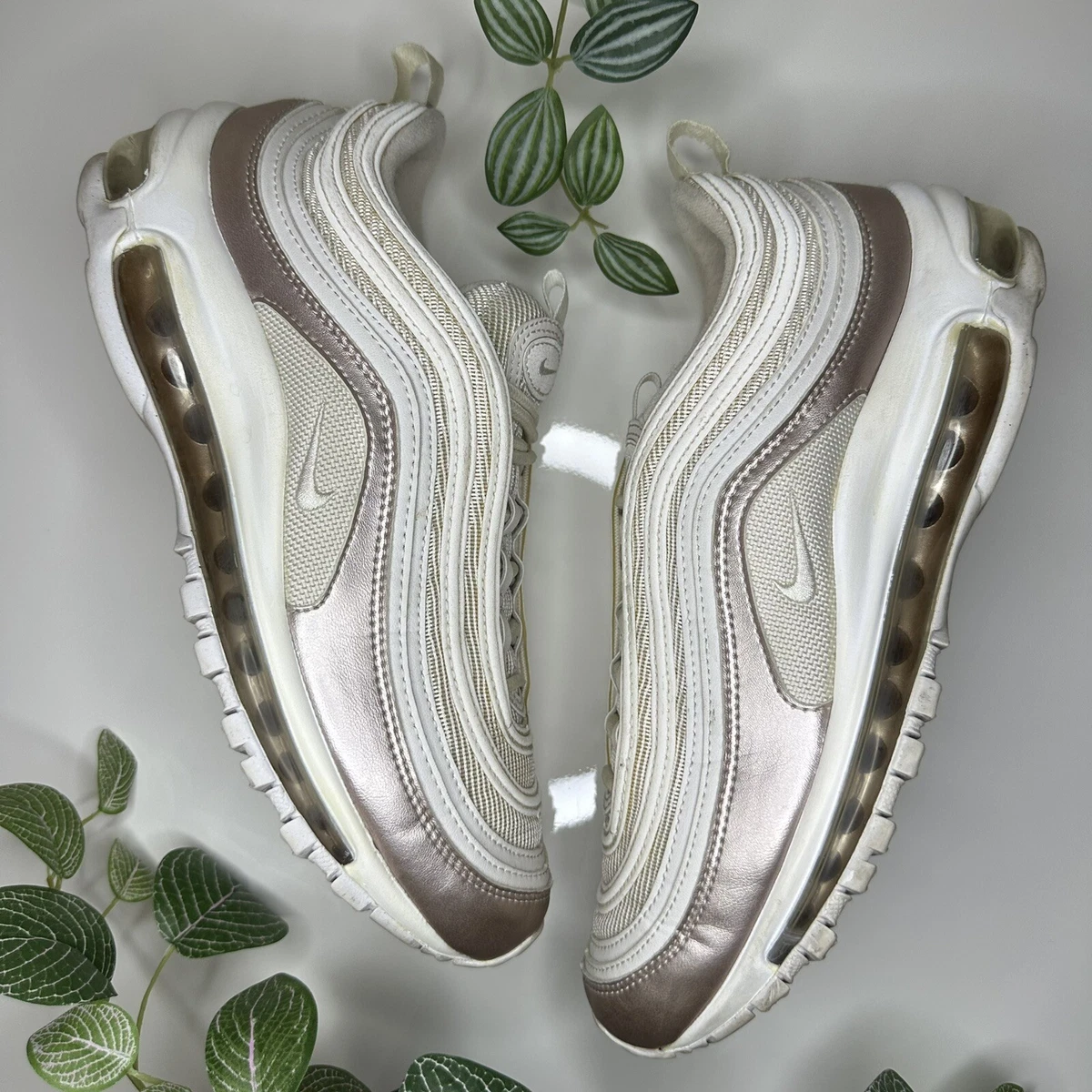 Nike Air Max 97 Phantom Pink Metallic Red Bronze GS Size 6.5 Men