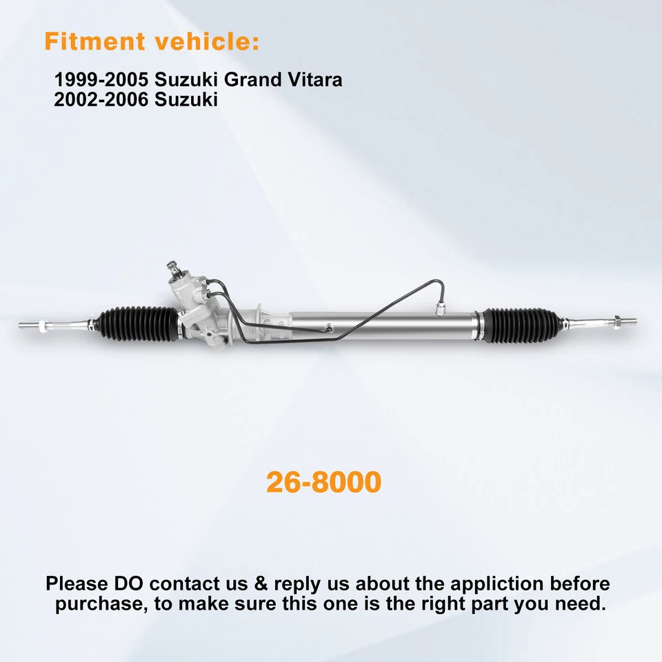 For 1999-2005 Suzuki Grand Vitara Power Steering Rack & Pinion Assembly ? 25562 Foto 2 de 4