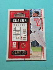 2020 Rafael Devers Panini Contenders Season Ticket #36
