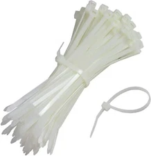 Kable Kontrol Natural/White Zip Ties - Self-Locking - 4" to 60" Inch Long