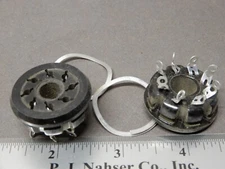 Amphenol 8 Pin Retaining Ring Socket 78S8 (2) NOS Amplifier/Organ/Wurlitzer S8
