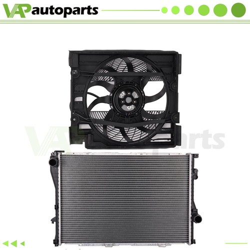Engine Radiator and Cooling Fan Kit For 2001-2003 BMW 525i 530i 1999-00 ...