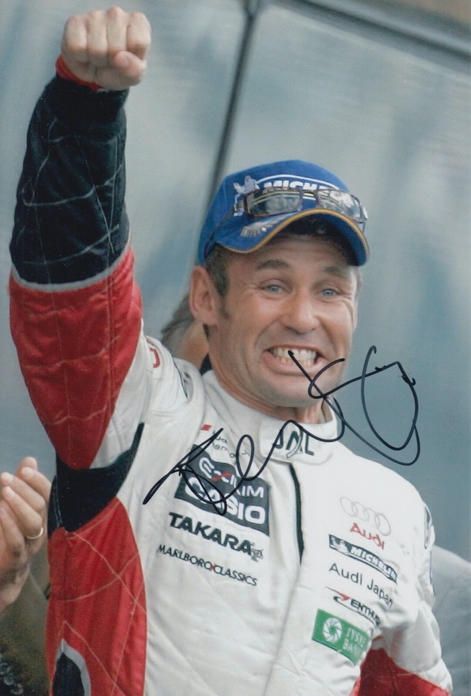 Tom Kristensen Autographed 12x8 Le Mans Photo with Audi Racing
