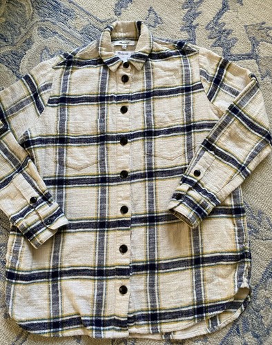 Madewell Oversized Ex-Boyfriend Shirt in Caney Plaid Size XS MA866 - Picture 4 of 6