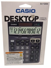 Casio Desktop check & correct DJ-120D Electronic Calculator