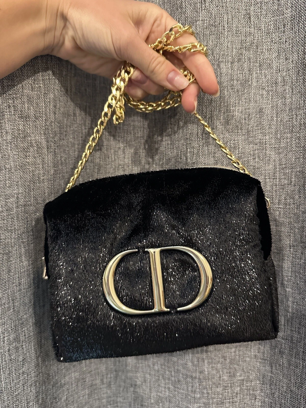 DIOR pochette de soirée pochette beauté cosmétique pochette en noir