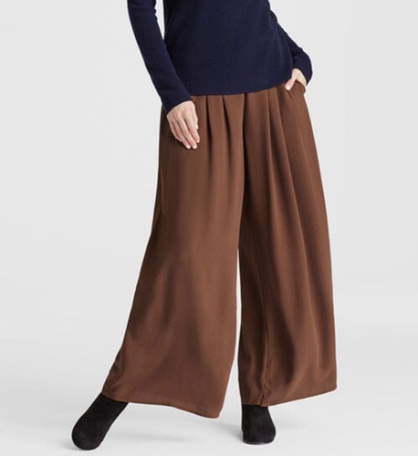 NWT $318 Eileen Fisher Silk Georgette 