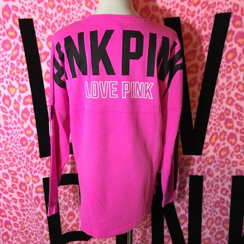 victoria's secret pink varsity crew sweatshirt