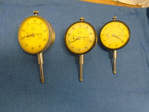 Mitutoyo NO. 2050-11 Full Jeweled Dial Indicator .01mm grads