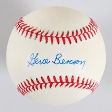 Gene Benson Signed Baseball Philadelphia Stars - COA JSA