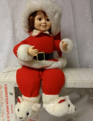 Vintage Telco Santa Child Kid Christmas Electric Animated Motion-ette Display