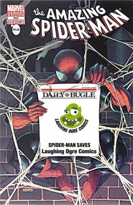 AMAZING SPIDERMAN 666 THE LAUGHING OGRE LOGO VIRGINIA OHIO BUGLE