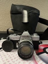 Minolta SRT101 SLR Film Camera MC ROKKOR-PF 58 mm lens From Japan