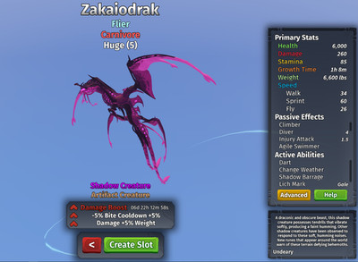 Zakaiodrak Species | Creatures of Sonaria | Roblox