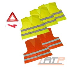 SICHERHEITSKIT 6-TLG SPANIEN 3x WARNWESTE KIND 2x WARNWESTE ERWACHSENE 31871278