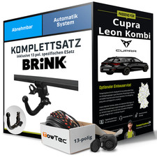 F&uuml;r CUPRA Leon Kombi KL8 , KU8 Anh&auml;ngerkupplung abnehmbar +eSatz 13pol 20- kpl.