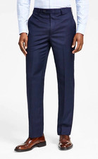 NWT Lauren Ralph Lauren Men's Classic Fit Stretch Suit Pants Blue 40W x 32L