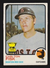 CARLTON FISK red sox 1973 TOPPS #193 VERY GOOD 