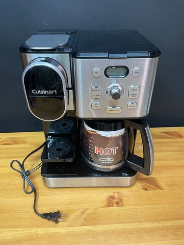 Cuisinart Coffee Center SS-16 12-Cup 2-in-1 Coffee Maker – Black Stainless – OB - Picture 4 of 9