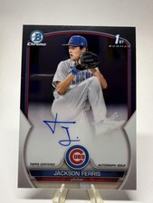 2023 Bowman #CPA-JF Jackson Ferris Chrome Prospect Autographs AU