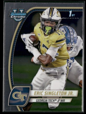 2024 Bowman University Chrome #71 Eric Singleton Jr.