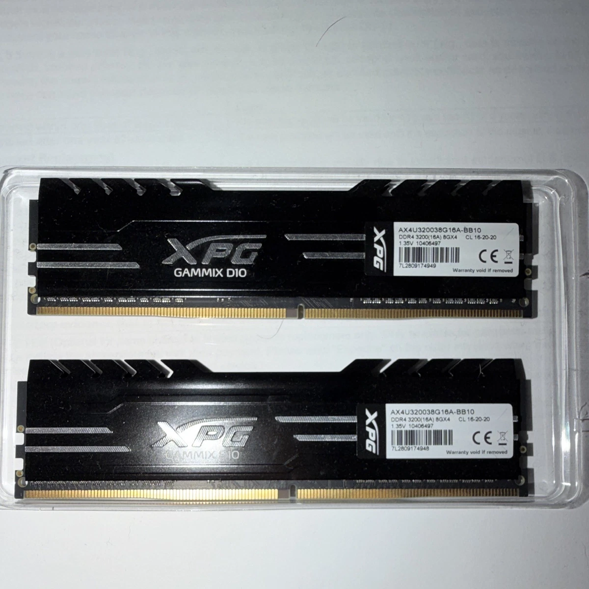 PC4-25600 (DDR4-3200) Bus Speed Computer RAM 8 GB Capacity per