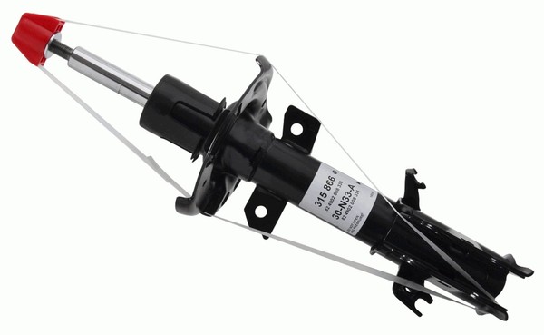 1X Sachs StoßDäMpfer 315 866 FüR Ford CB1 Ccn Fiesta 6 Van Max Jk Ecoboost Sport-image