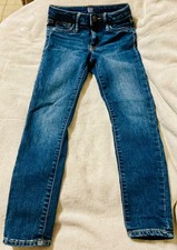 Girls Gap Jeans Stretch Super Skinny Slim Denim Jeans - Dark Wash, Size 7 Slim