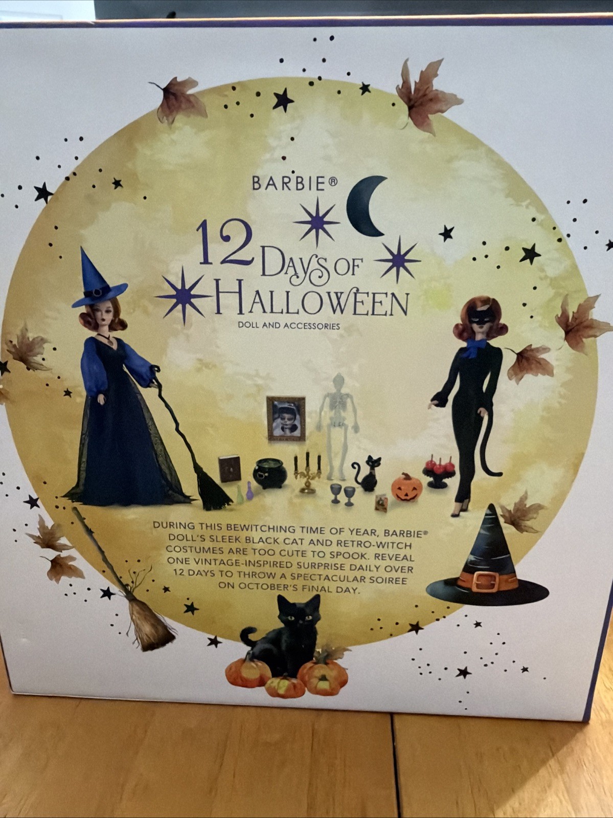 Barbie Signature Gold Label 12 Days of Halloween Doll Set JBJ15 Sealed Shipper