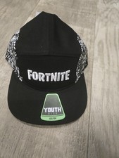 Black Fortnite Snapback Hat Adjustable Youth One Size Fits Most New With Tags