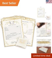 20 Tooth Fairy Receipt Cards and 1 Tooth Fairy Bag Tooth Fairy Gifts for Bo...