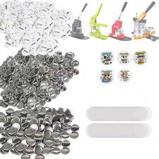1 In. 25 Mm Button Badge Parts Supplies for Button Maker Machine 500 Sets