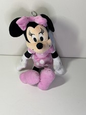 Disney Minnie Mouse Clubhouse Plush Stuffed Animal Pink Dress Small 2014